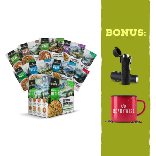 Buy a Favorites Kit, Get a Free Mug and Plasma Lighter & Flashlight