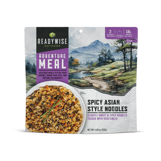 Spicy Asian Style Noodles Camping Meal