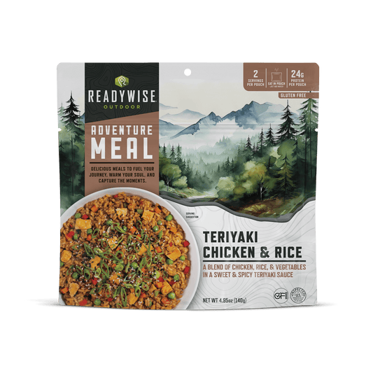 Teriyaki Chicken & Rice Camping Meal
