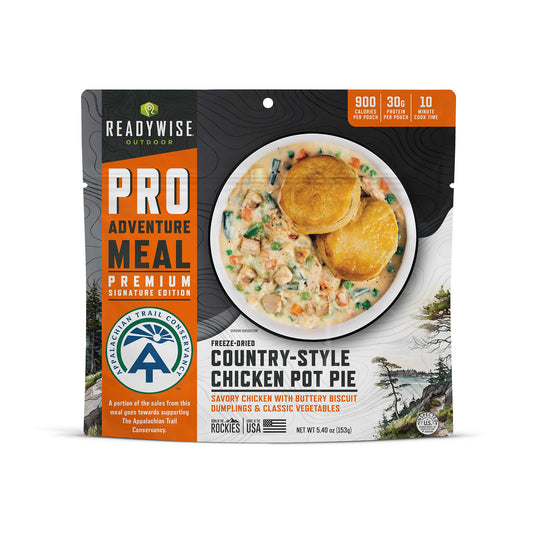 Country Style Chicken Pot Pie - Signature Edition Pro Adventure Meal with Appalachian Trail Conservancy SF