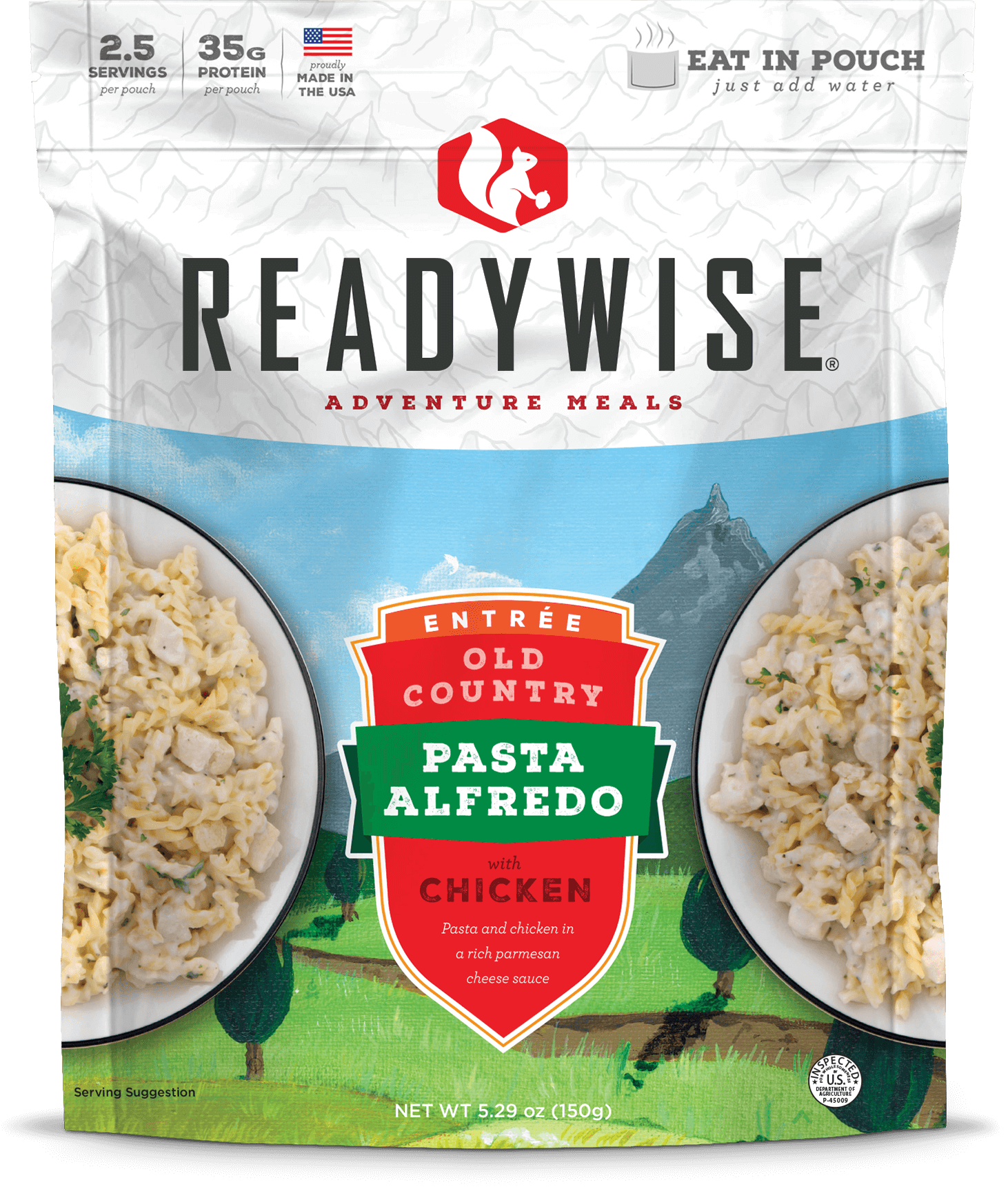 Pasta Alfredo with Chicken ReadyWise Outdoor