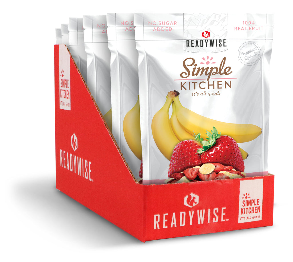 Freeze-Dried Strawberries & Bananas - 6 Pack