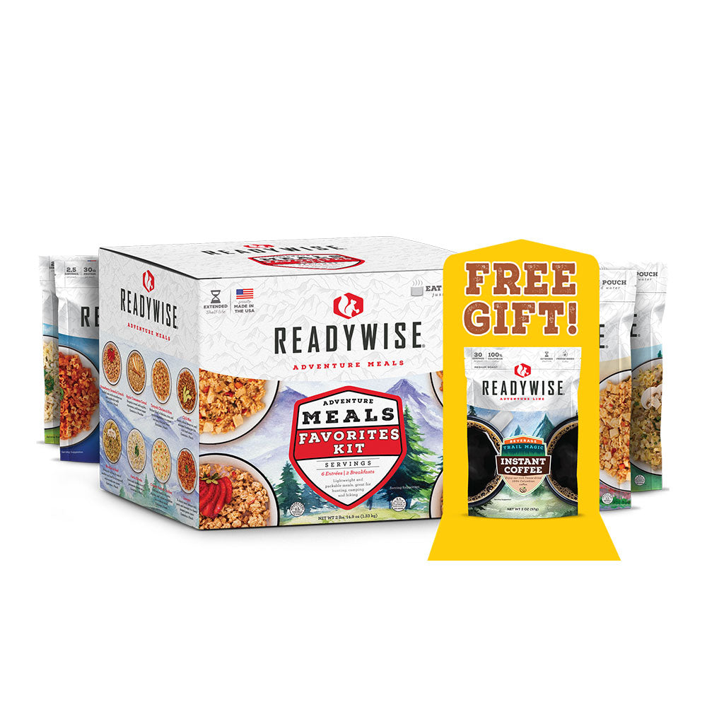 Adventure Meals Favorites Kit with Free Coffee Pouch