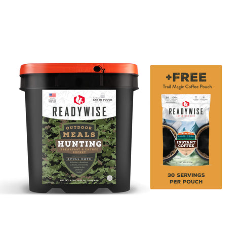 Hunting Food Variety Meal Bucket Bundle - Hearty Meals for Hunters