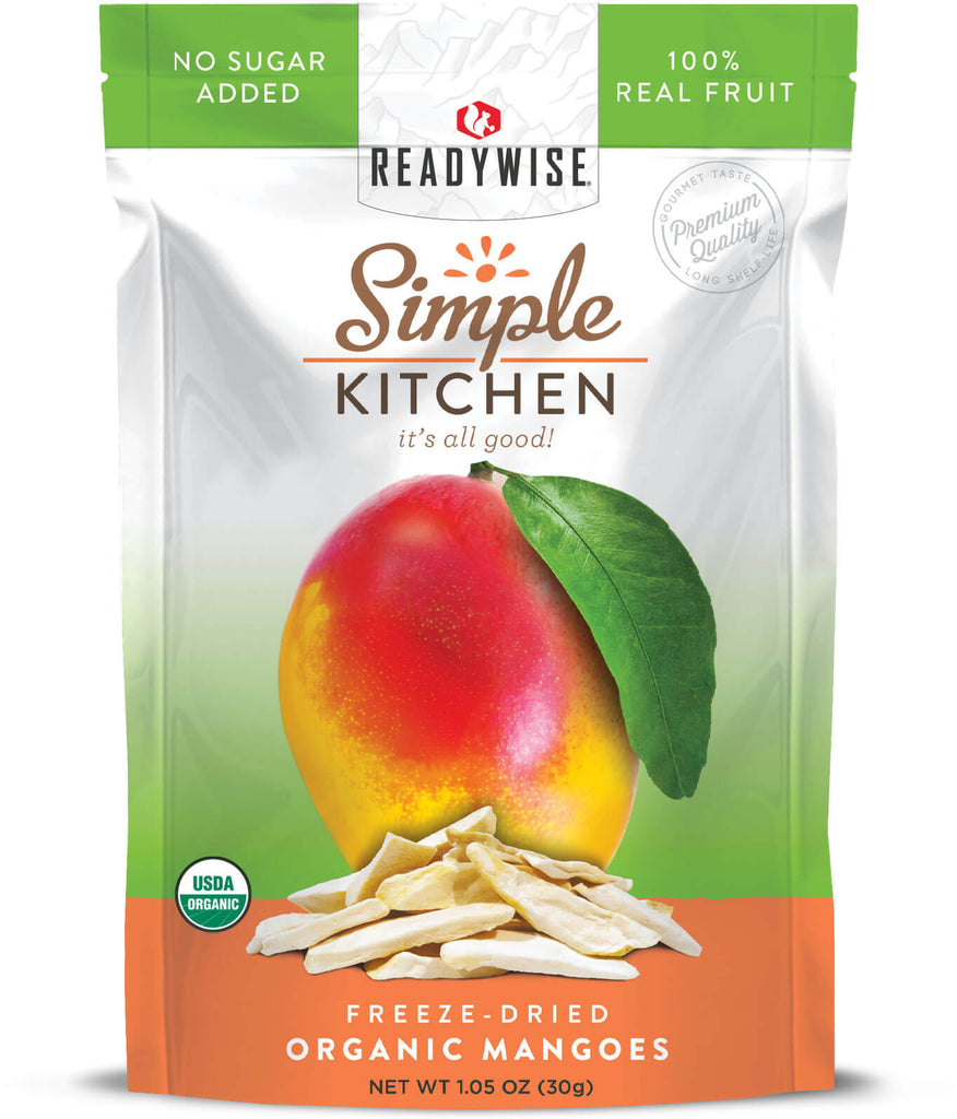 Simple Kitchen Organic Freeze-Dried Mangoes - 6 Pack